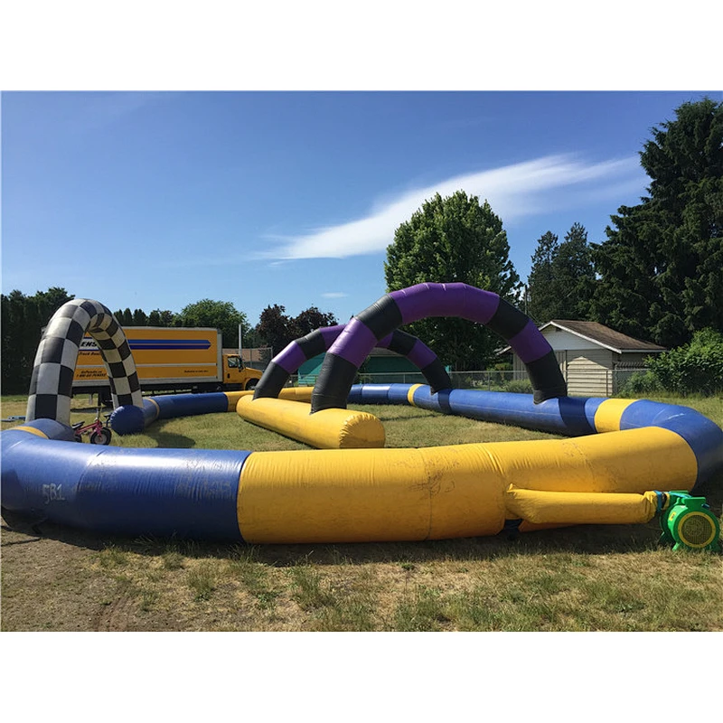 Giant Inflatable Sport Games,Inflatable Running Track,Inflatable Racing Track For Karting