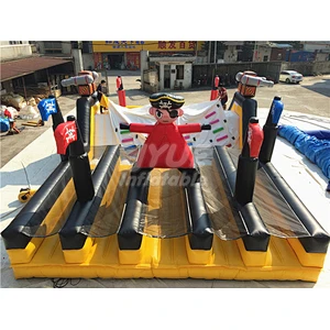 Inflatable 15 Metre Atomic Rush Obstacle Course Slide