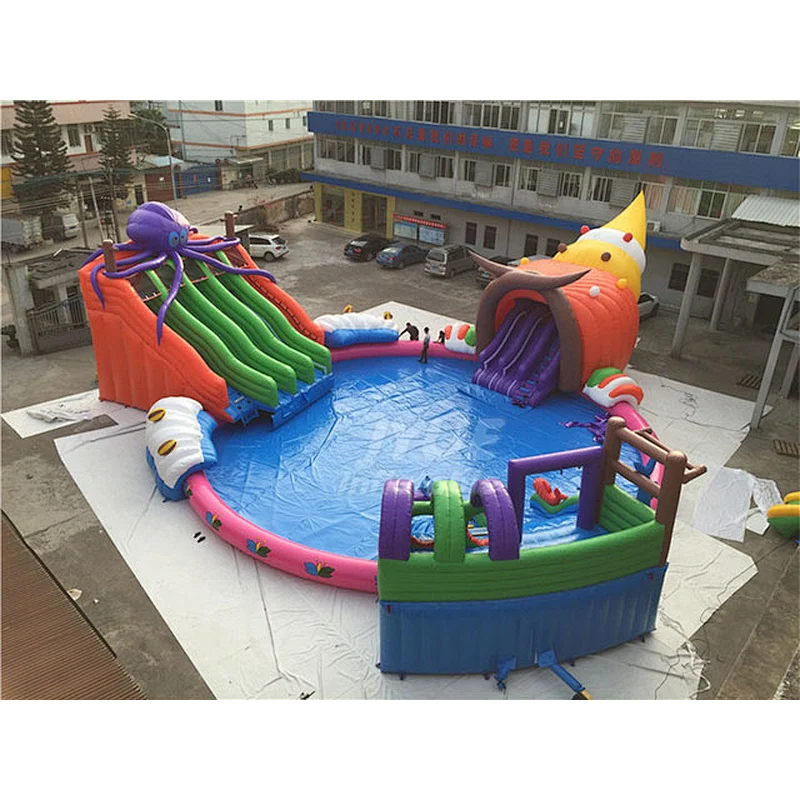 Outdoor Commercial Kids Inflatable Water Park
