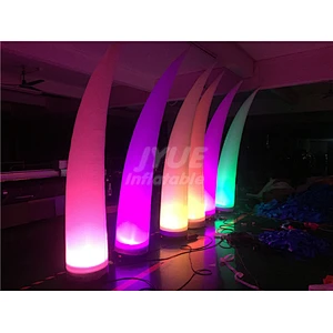 Advertising Outdoor Oxford LED Wedding Decoration Inflatable Pillars Column Air Cone