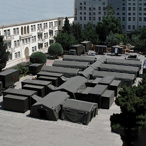 Fireproof Commercial Use Inflatable Army Medical Tent