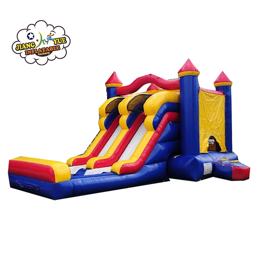 Bueno y barato Inflable combo con tobogan 3 in 1 Bouncy Castle Combo