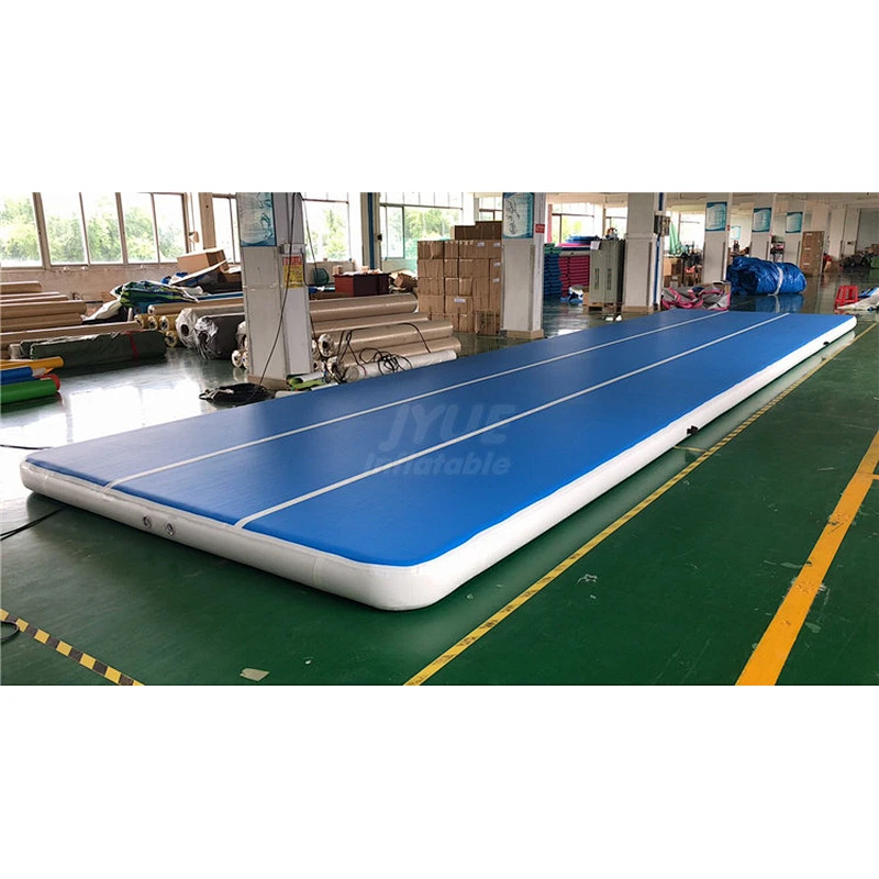 10m Tumbling Mats Gymnastics DWF PVC Custom Outdoor Inflatable Gym Mat Gymnastics Mats Air Track Inflatable Air Tumble Track