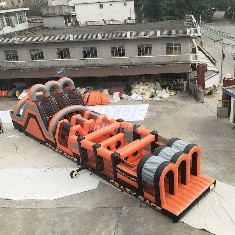 Team Building Games Inflatable Obstacle Course Challenge Inflatable Party Games For Adults