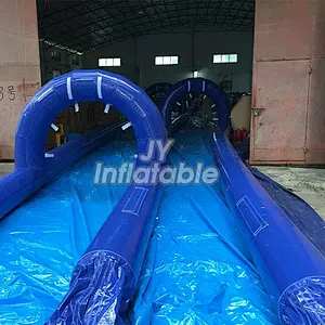 Largest Single Lane 1000ft Inflatable Street Water Slide For Event Inflatable Soap Water Slide My City