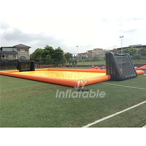 Portable IndoorUsed Football Field Equipment Sport Court Arena Inflatable Water Soap Football Field