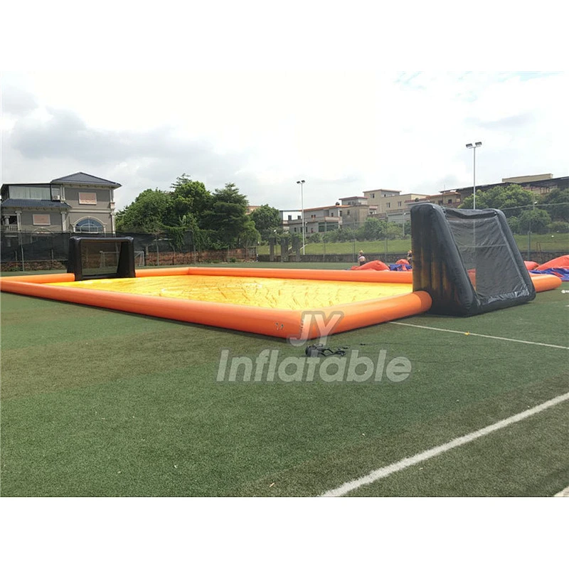 Portable IndoorUsed Football Field Equipment Sport Court Arena Inflatable Water Soap Football Field