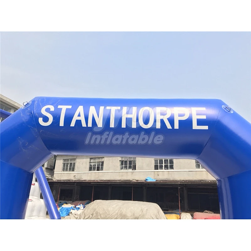 Outdoor Welcome Start Finish Line Inflatable Entrance Archway For Event