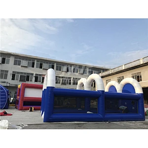 Commercial Grade Soccer  Inflatable Football Dribble  Games Obstacle Shooting Games for Kids and Adults
