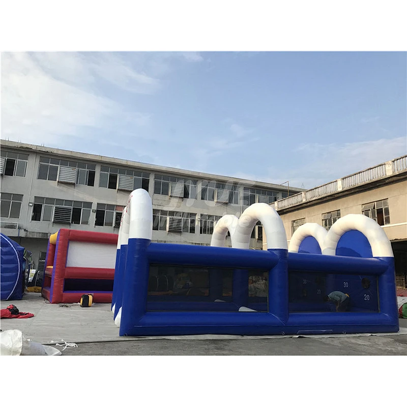 Commercial Grade Soccer  Inflatable Football Dribble  Games Obstacle Shooting Games for Kids and Adults