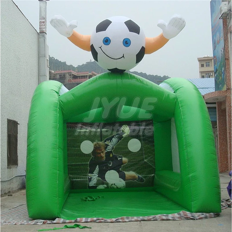 Soccer Kick Games Factory Inflatable Football Soccer Goal Post For Sale