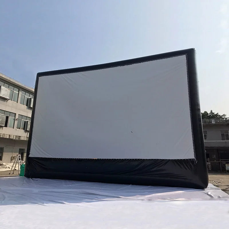 Blow Up Inflatable Theater Movie Screen Projector And Screen For Outdoor Movie
