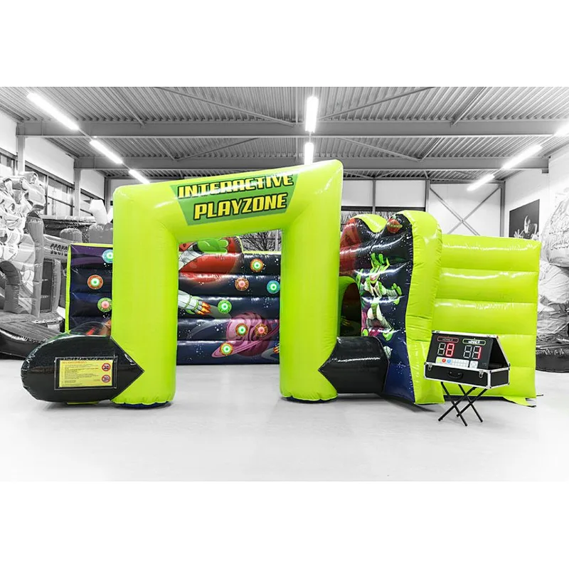 Inflatable Interactive Playzone Race Challenge Interactive Game For Sale