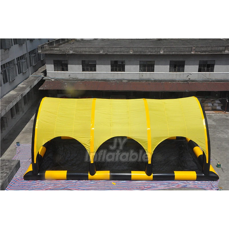 Water Toys Game Swimming Pool Square Inflatable Pool With Tent Cover For Sale