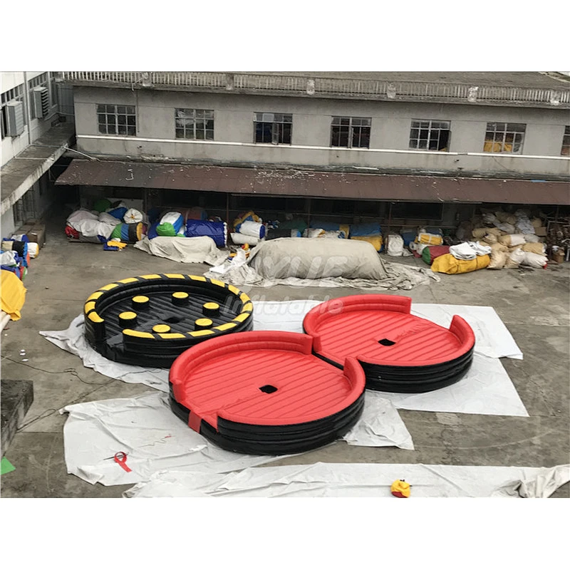 Factory Price Meltdown Inflatable Mechanical Ride Wipeout Eliminator Inflatable Sweeper Game For Sale