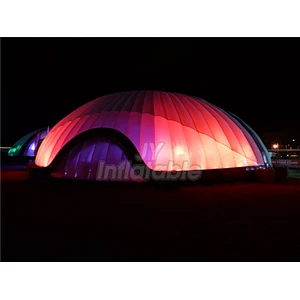 Exhibition Promotion Wedding Marquee Lighting LED Inflatable Tent For Party