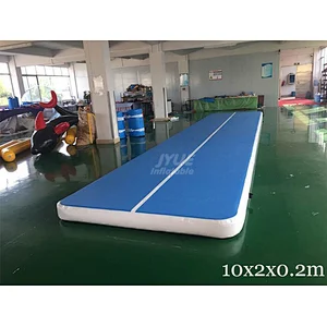 3m/6m/8m/10m/12m Gym Acrobatics Mat Airtrack Floor Tumbling Inflatable Air Track Mint Cheap Gymnastics Equipment Factory