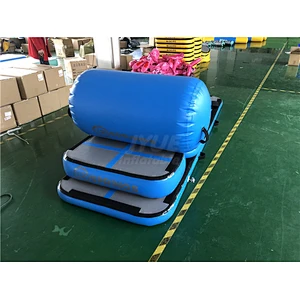 Thick Density Drop Stitch 2700gsm Bouncing Air Beam Roller Inflatable Air Track Set 3m With Free Electric Pump For Training