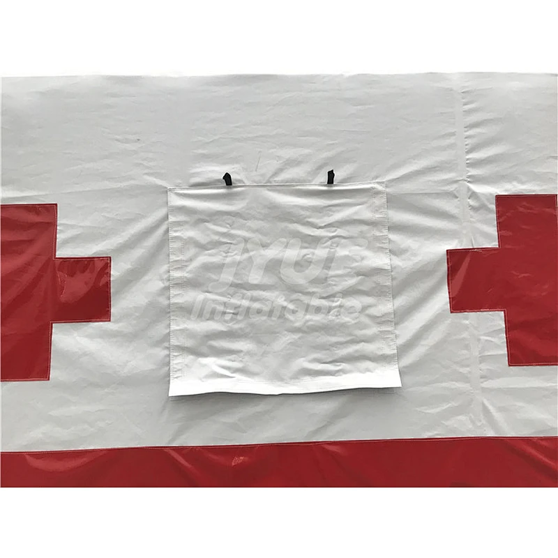 PVC Tarpaulin Durable Waterproof White Inflatable Temporary Surgical Medical Hospital Tent