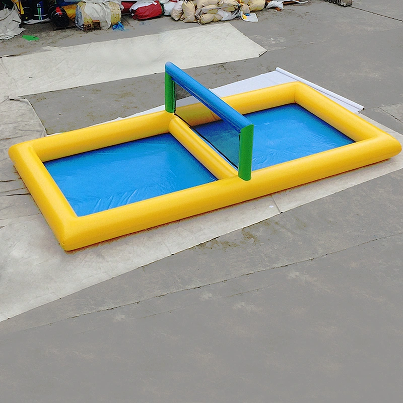 Customized Inflatable Sport Field Beach Inflatable Water Volleyball Court For Sale