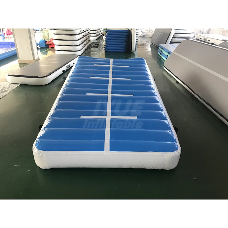 Drop Stitch Acrobatics Training Inflatable Air Track Ramp Gymnastics Air Incline For Gym