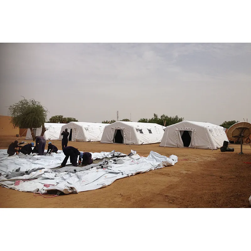 PVC Material Outdoor Waterproof Emergency Survival Field Inflatable Medical Tent For Hospital