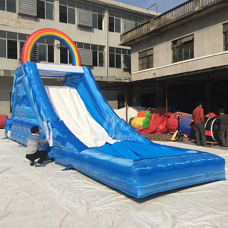 Funny Cheap Giant Inflatable Water Slide for Adult, Inflatable Candy Water Slide for party or event