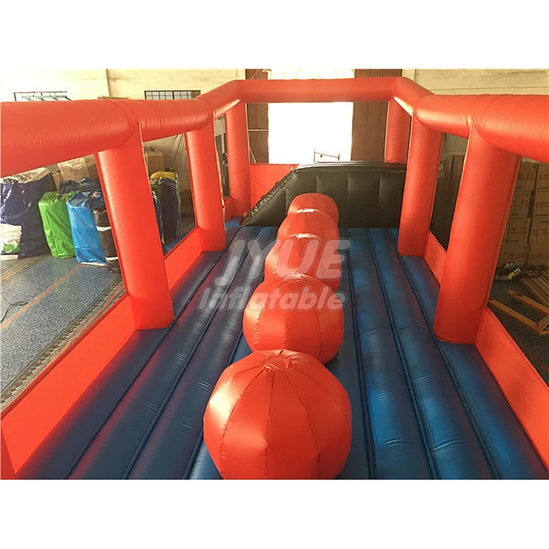 Gonflable Inflatable Wipeout Obstacle Course Wipeout Big Red Balls Challenge For Sale