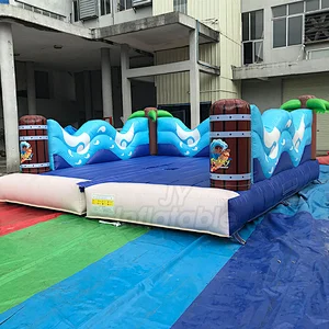 Cheap Outdoor Sport Game Inflatable Machine Surf Simulator With Mattress Rodeo Surf