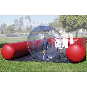 Outdoor Inflatable Bowling Pins With Zorb Ball For Inflatable Human Bowling Game Set