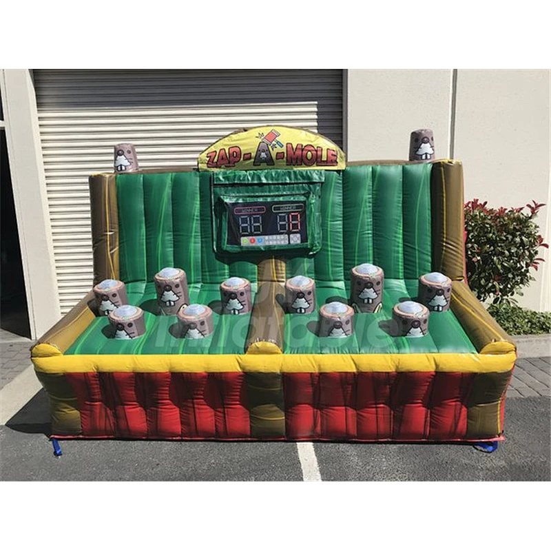 Commercial Whack A Mole IPS Challenge Battle Arcade Games Inflatable Zap A Mole Carnival Interactive Games