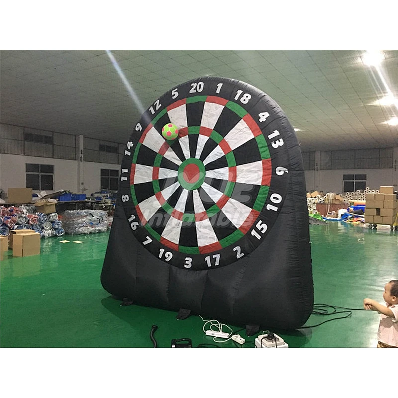Hot Selling New Sport Games Ball Practice Heavy Duty 0.55MM PVC Tarpaulin Material Inflatable Foot Darts Board Game