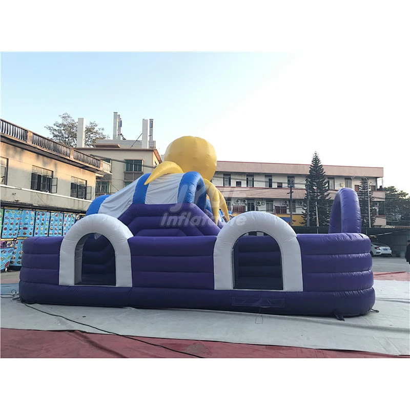 Kids Giant Quality Indoor Attractive Super Fun  Obstacle Challenge The Beast  Amusement Inflatable Theme Park For Sell