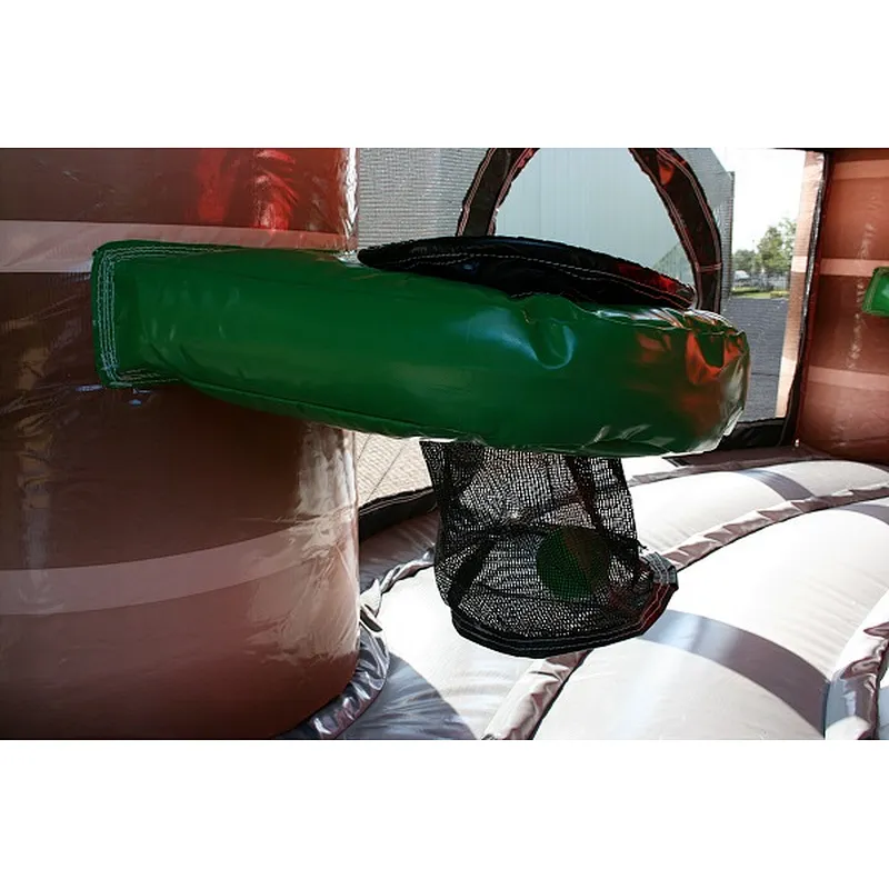 Outdoor Interactive Game Inflatable Human Whack A Mole With Hammer For Kids And Adults
