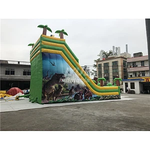 Indoor Or Outdoor Animal World Inflatable Jumping Slide For Kids