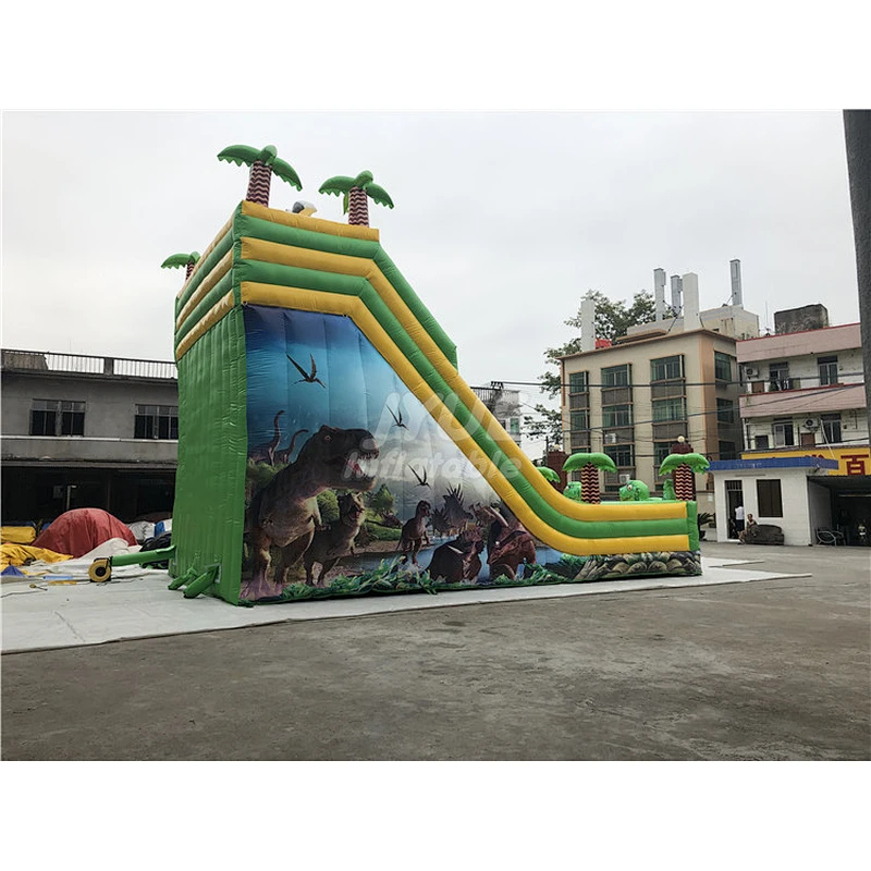 Indoor Or Outdoor Animal World Inflatable Jumping Slide For Kids