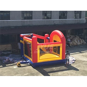 Kids Toddler Playground Inflatable Bouncy Castle With Slide