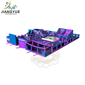 Giant Quality Different Themes Amusement Inflatable Game Park  Trampoline Castle