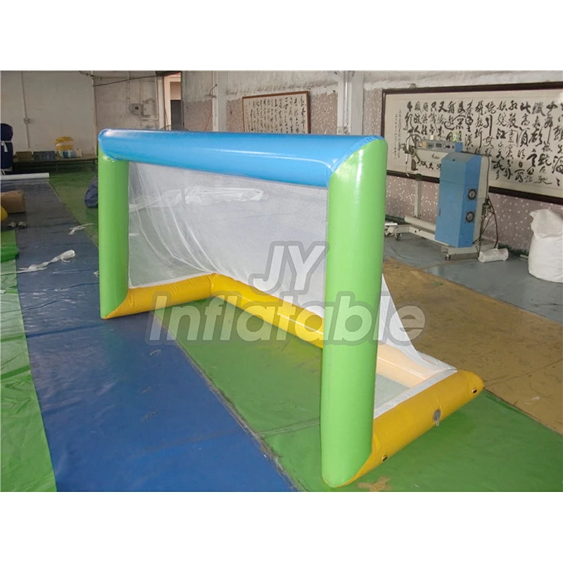 Inflatable Football Toss Shooting Goal Water Polo Goal Inflatable Soccer Goal On Beach