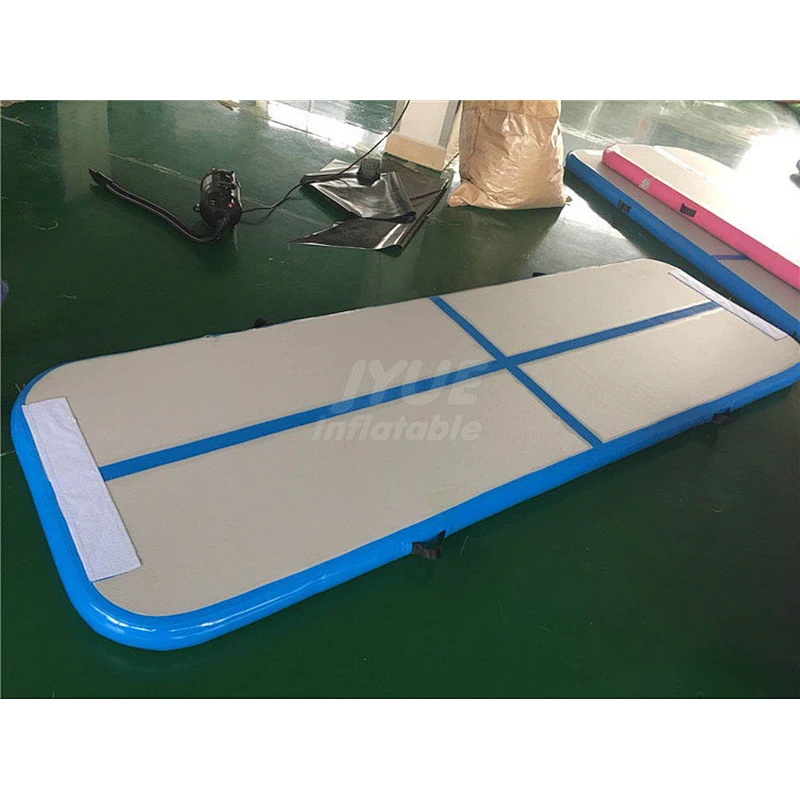 Certificated  Airtrack Factory Customized 3m(10ft) Air Track Inflatable Gymnastic Mat With Free Electrical Bravo Pump