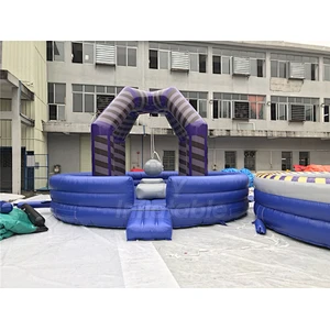 Outdoor Inflatable Sport Game Interactive Bouncy Wrecking Demolition Ball