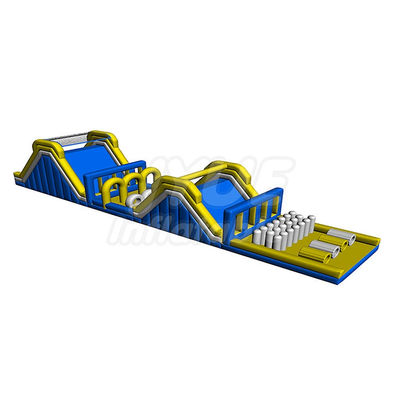 Factory Supply Kids Adult Commercial Large Long Inflatable Obstacle Course