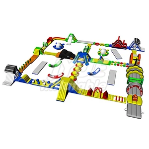 New Design Crazy Pool Inflatable Floating Water Park For Ocean