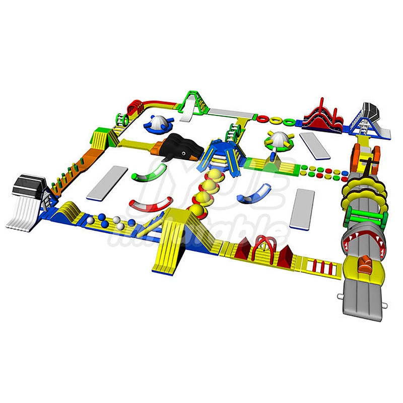 New Design Crazy Pool Inflatable Floating Water Park For Ocean