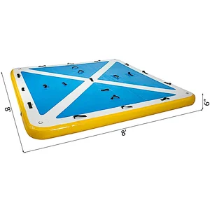 Super Strong Floating Dock Drop Stitch Swim Inflatable Water Floating Platform For Sale