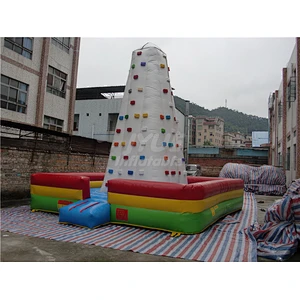 Commercial Indoor Playground Sport Game Inflatable Climbing Wall For Kids