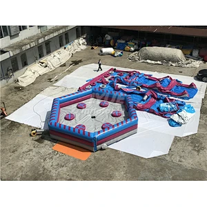 Adult Carnival Games Meltdown Mechanical Ride Wipeout Inflatable Sweeper Emilinator