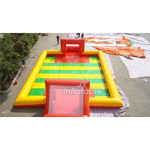 Portable IndoorUsed Football Field Equipment Sport Court Arena Inflatable Water Soap Football Field