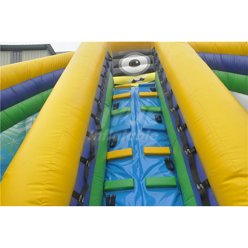 Minions Them Pool Water Slide Inflatable , Water Slide For Swimming Pool Inflatable
