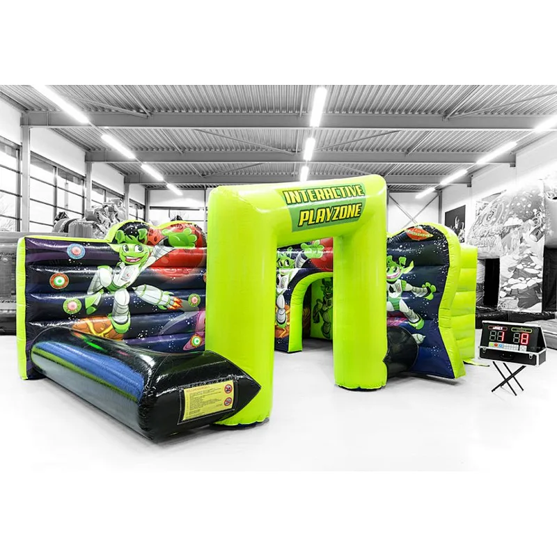 Inflatable Interactive Playzone Race Challenge Interactive Game For Sale